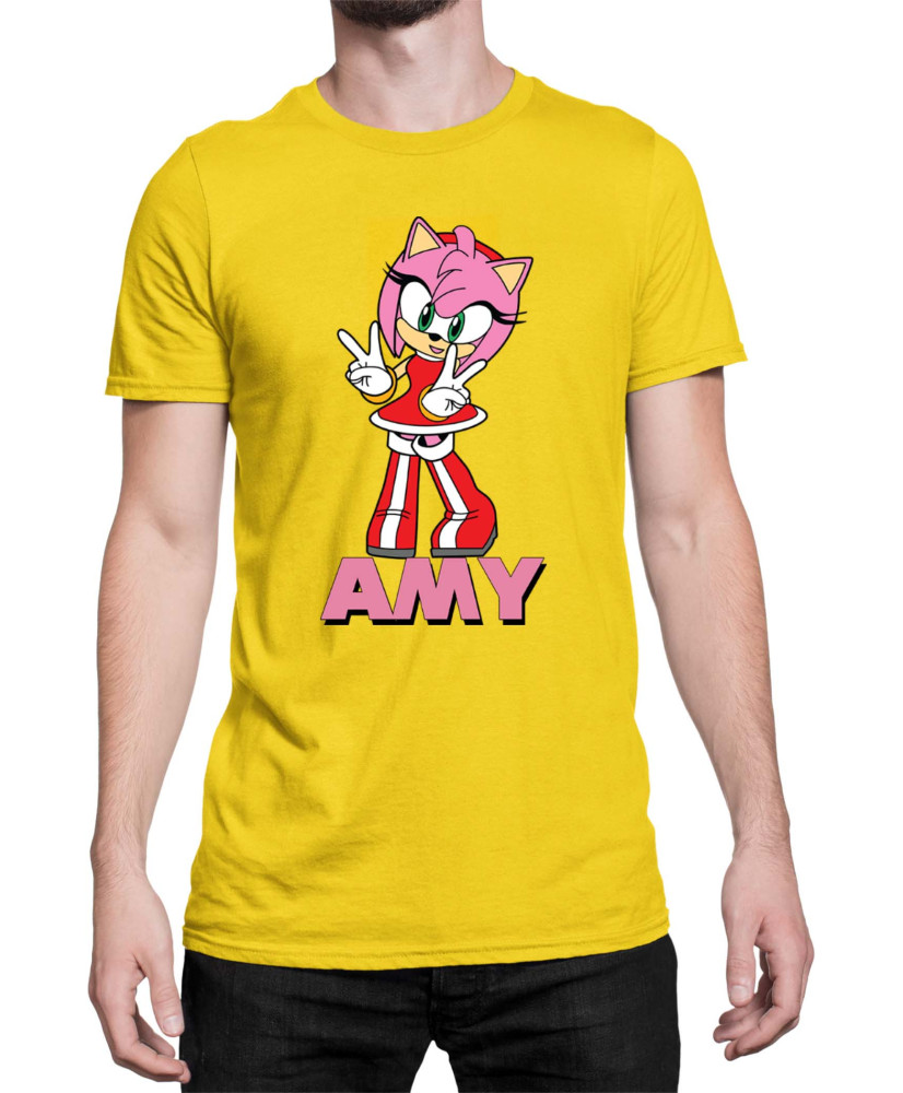 Мъжка Тениска Sonic The Hedgehog Amy 01