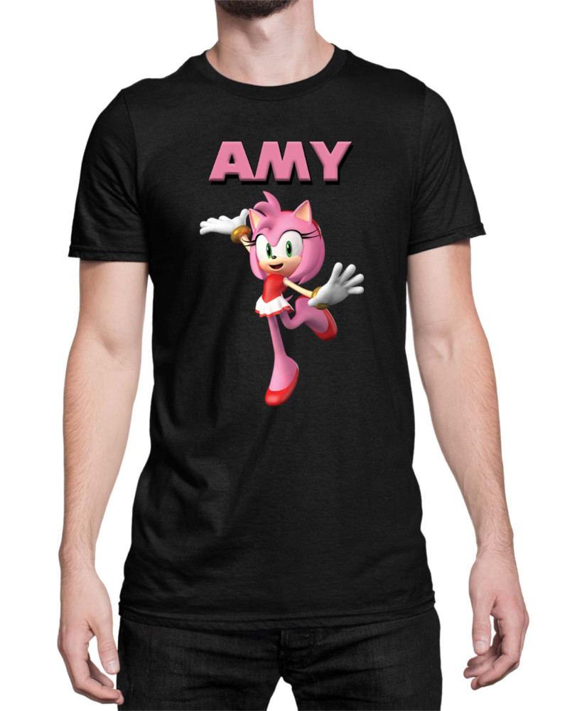 Мъжка Тениска Sonic The Hedgehog Amy 02