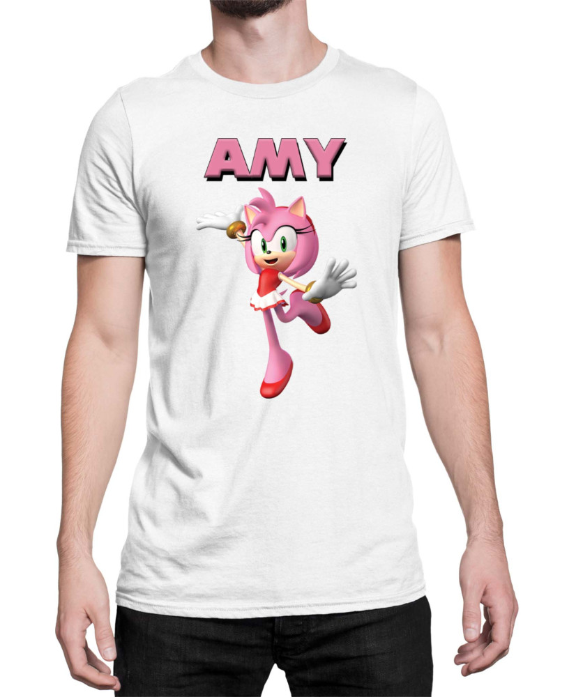 Мъжка Тениска Sonic The Hedgehog Amy 02
