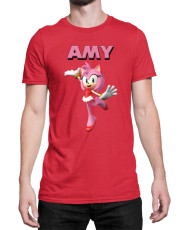Мъжка Тениска Sonic The Hedgehog Amy 02