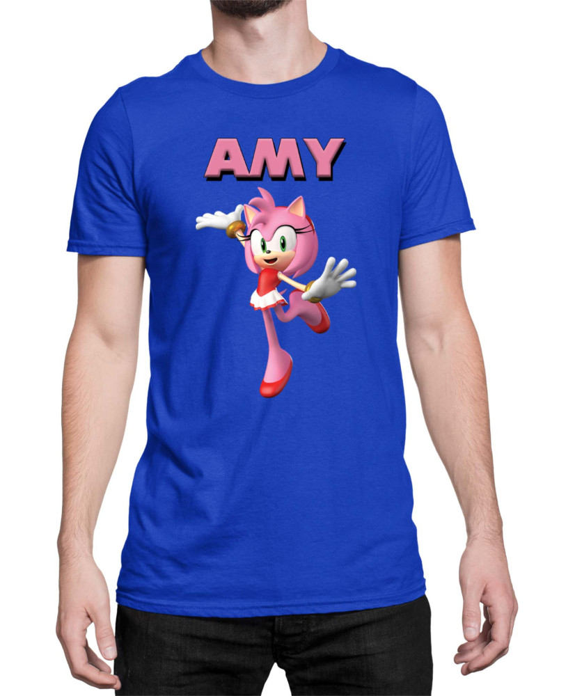 Мъжка Тениска Sonic The Hedgehog Amy 02