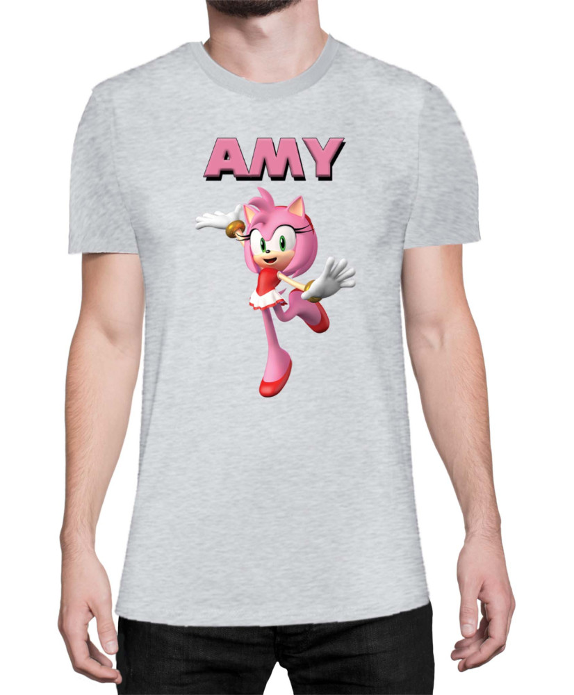 Мъжка Тениска Sonic The Hedgehog Amy 02