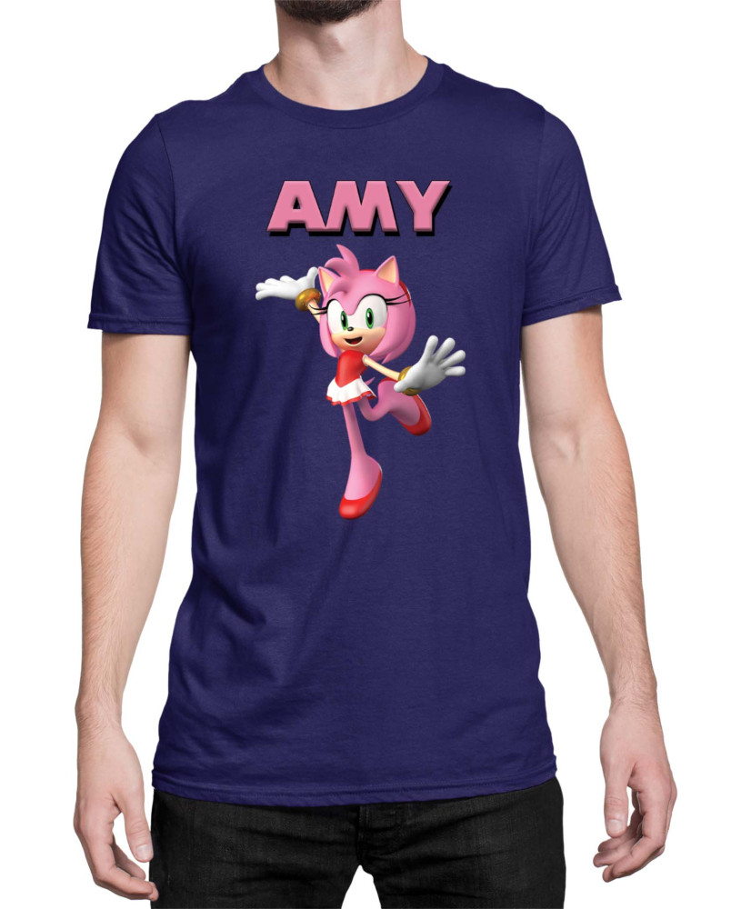 Мъжка Тениска Sonic The Hedgehog Amy 02