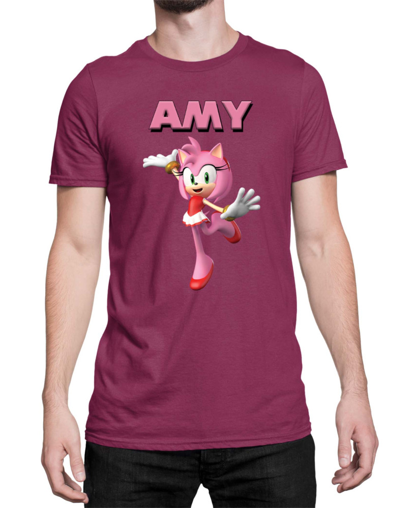Мъжка Тениска Sonic The Hedgehog Amy 02