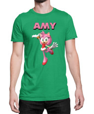 Мъжка Тениска Sonic The Hedgehog Amy 02