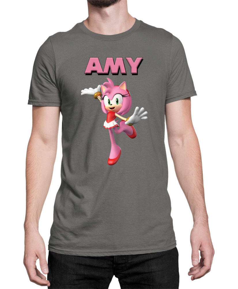 Мъжка Тениска Sonic The Hedgehog Amy 02
