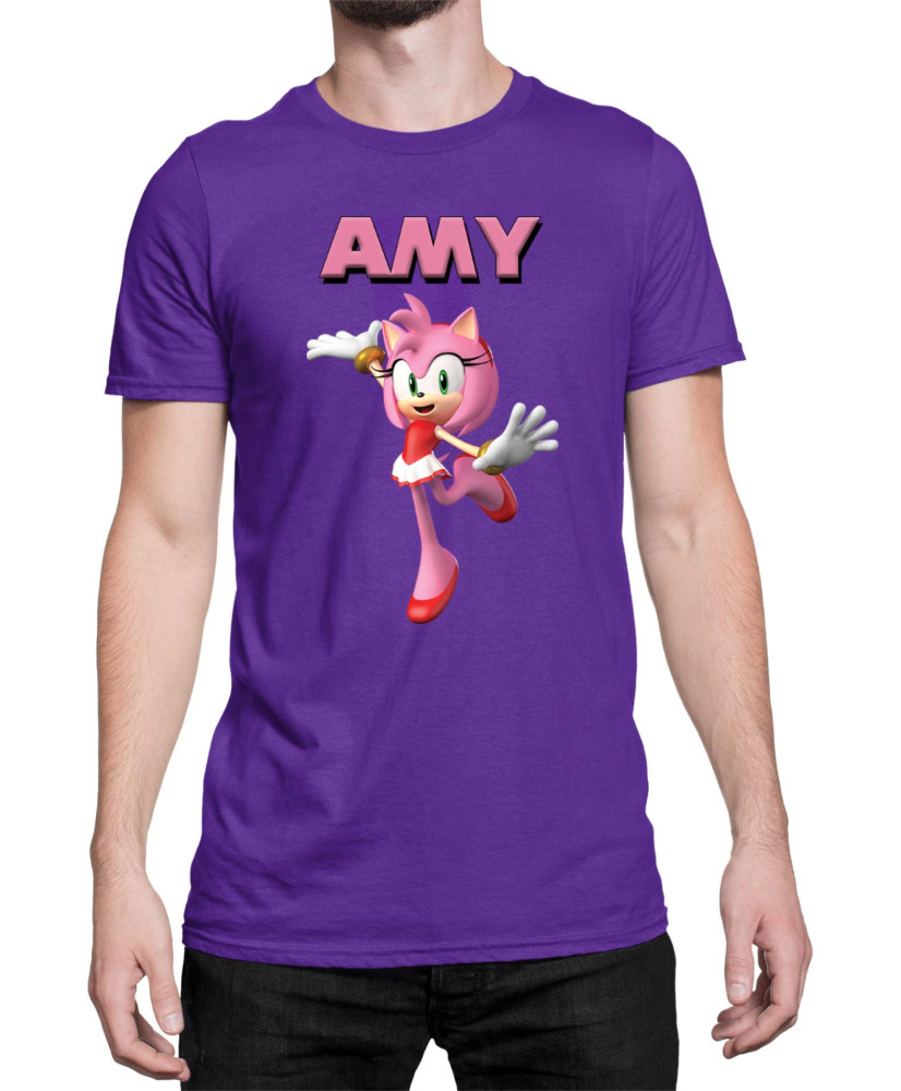 Мъжка Тениска Sonic The Hedgehog Amy 02