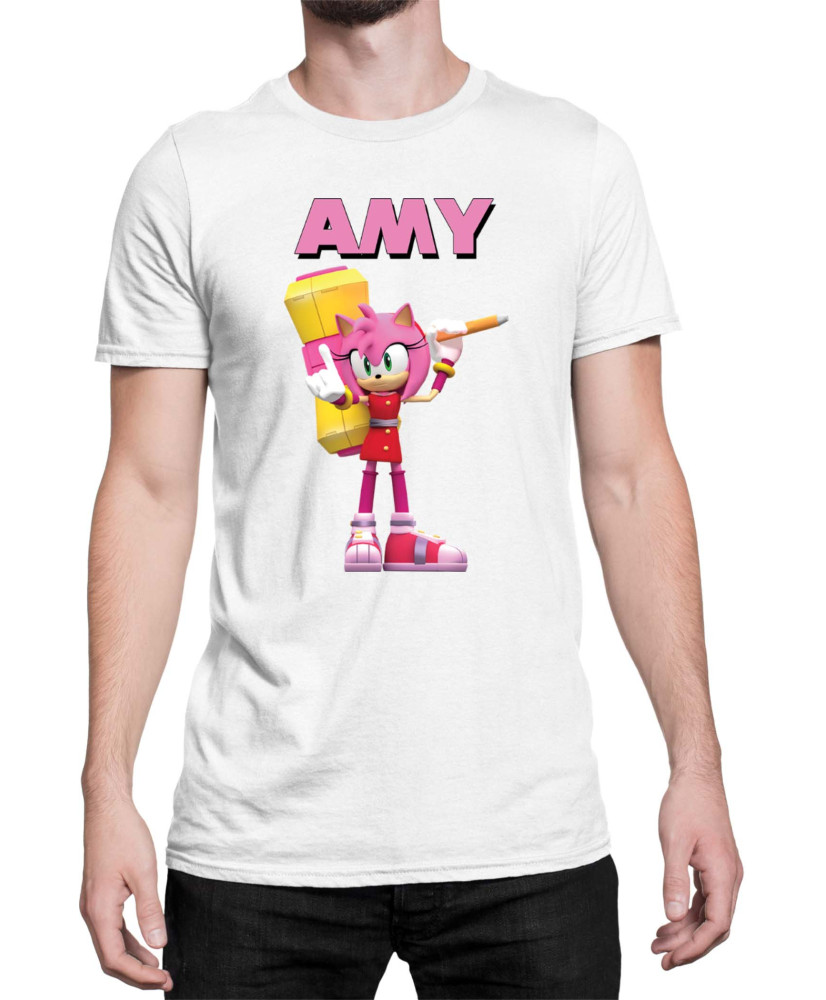 Мъжка Тениска Sonic The Hedgehog Amy 03