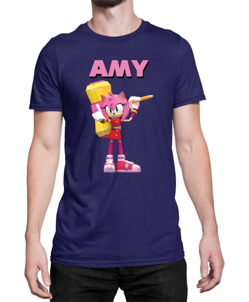 Мъжка Тениска Sonic The Hedgehog Amy 03