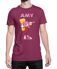 Мъжка Тениска Sonic The Hedgehog Amy 03
