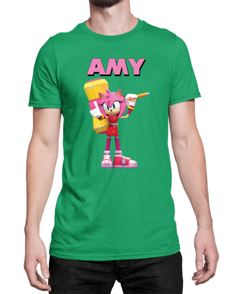 Мъжка Тениска Sonic The Hedgehog Amy 03