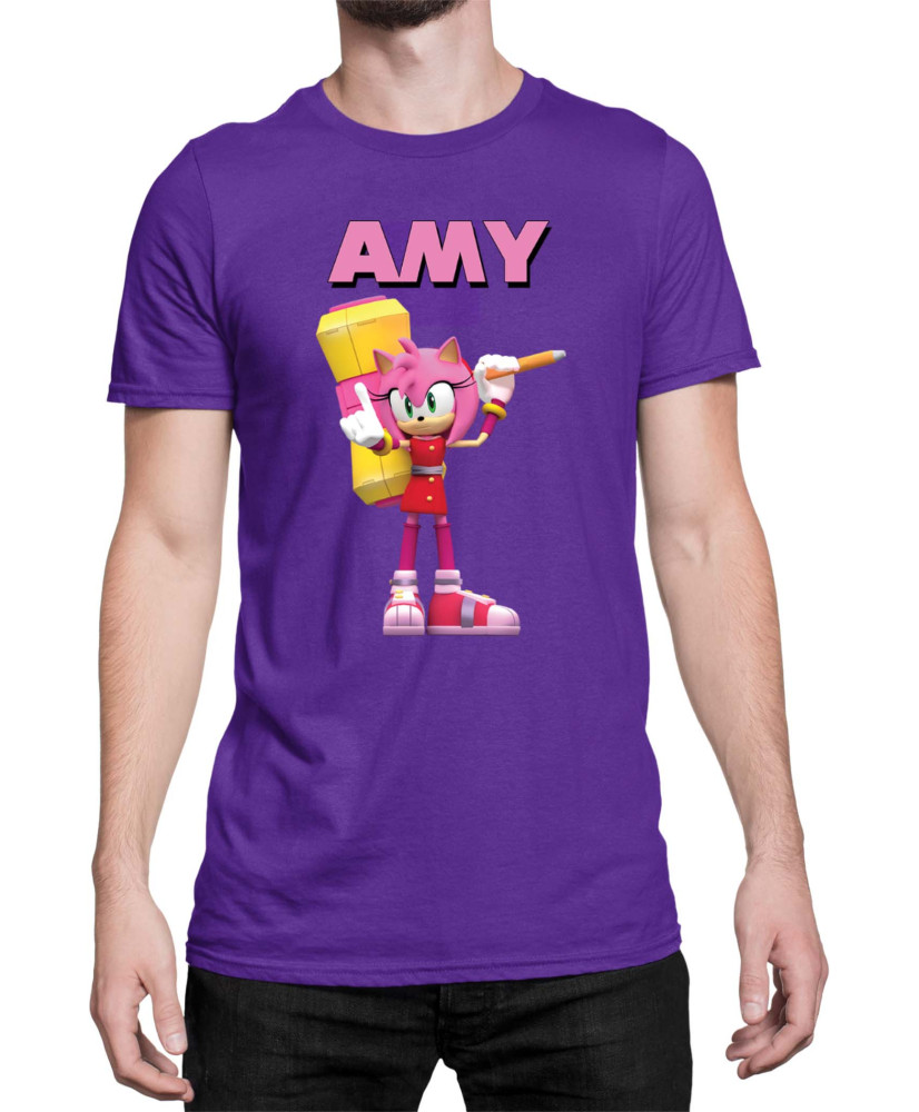 Мъжка Тениска Sonic The Hedgehog Amy 03