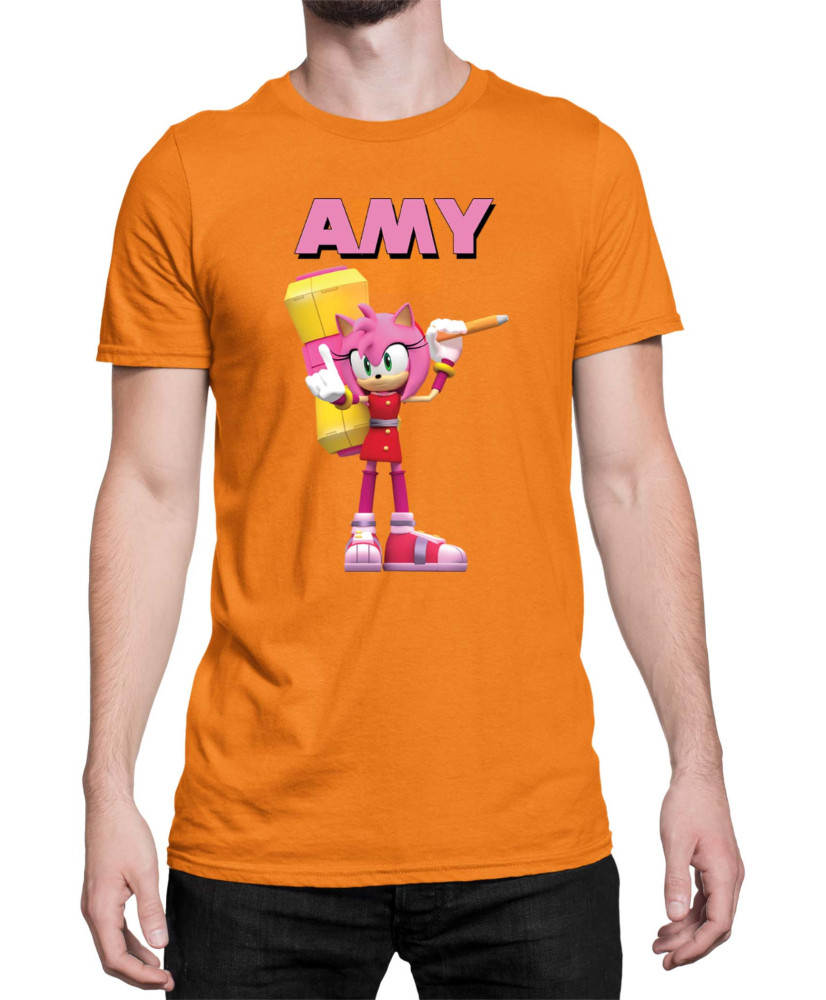 Мъжка Тениска Sonic The Hedgehog Amy 03