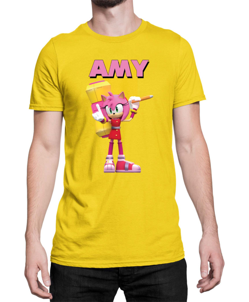 Мъжка Тениска Sonic The Hedgehog Amy 03