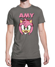 Мъжка Тениска Sonic The Hedgehog Amy Face 01