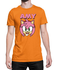 Мъжка Тениска Sonic The Hedgehog Amy Face 01