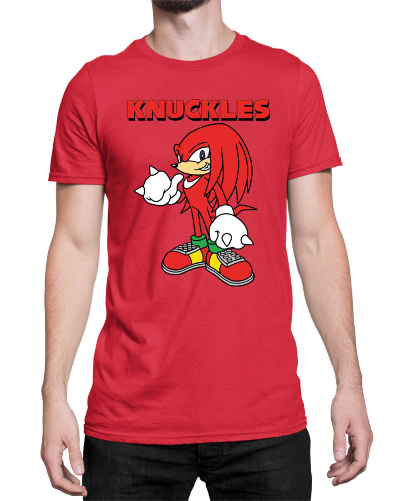 Мъжка Тениска Sonic The Hedgehog Knuckles 01