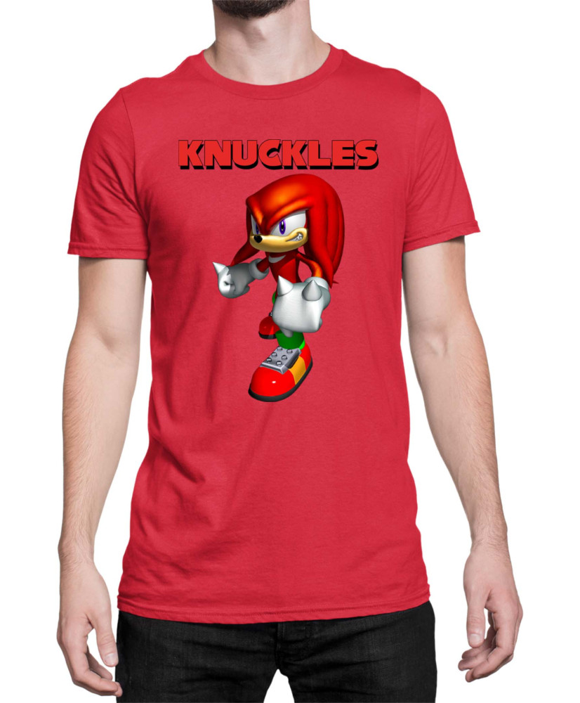 Мъжка Тениска Sonic The Hedgehog Knuckles 03