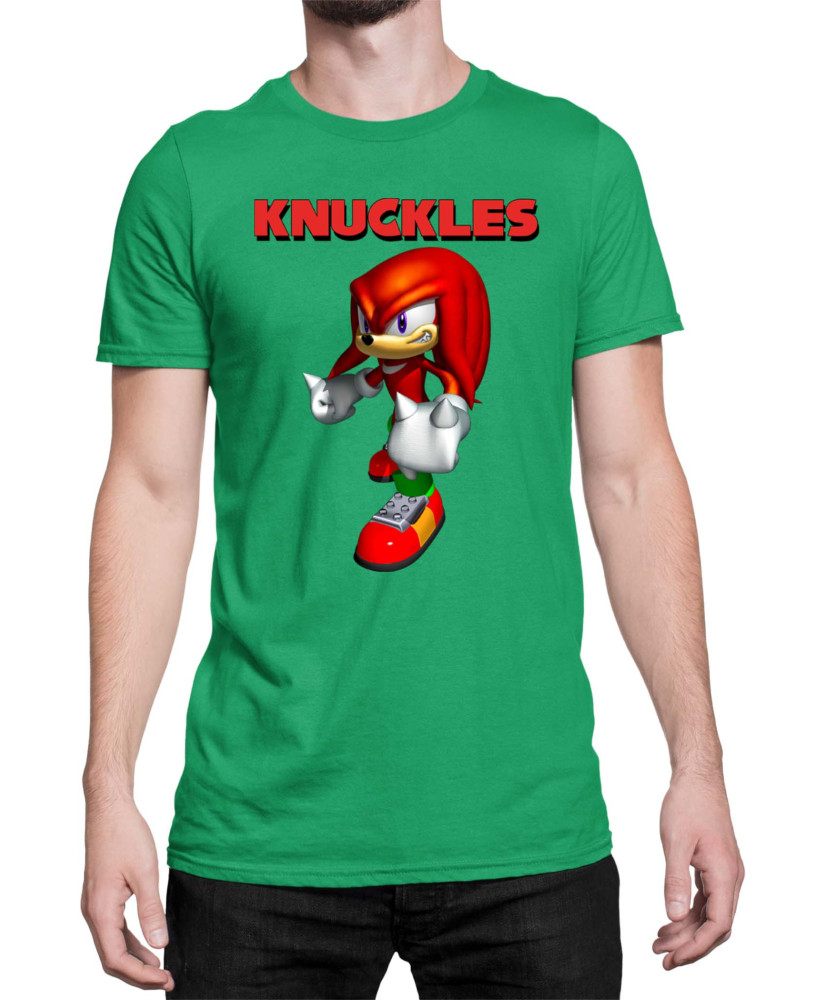 Мъжка Тениска Sonic The Hedgehog Knuckles 03