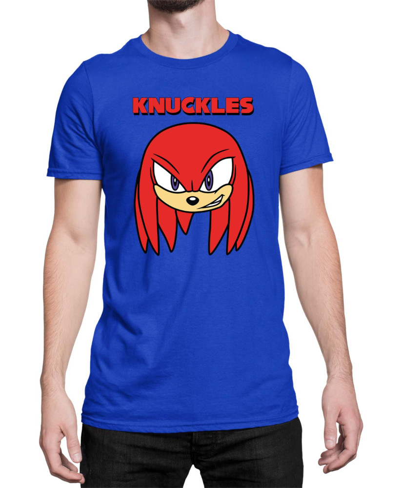 Мъжка Тениска Sonic The Hedgehog Knuckles Face 01
