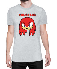 Мъжка Тениска Sonic The Hedgehog Knuckles Face 01