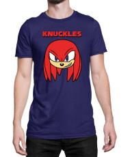 Мъжка Тениска Sonic The Hedgehog Knuckles Face 01