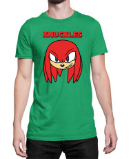 Мъжка Тениска Sonic The Hedgehog Knuckles Face 01