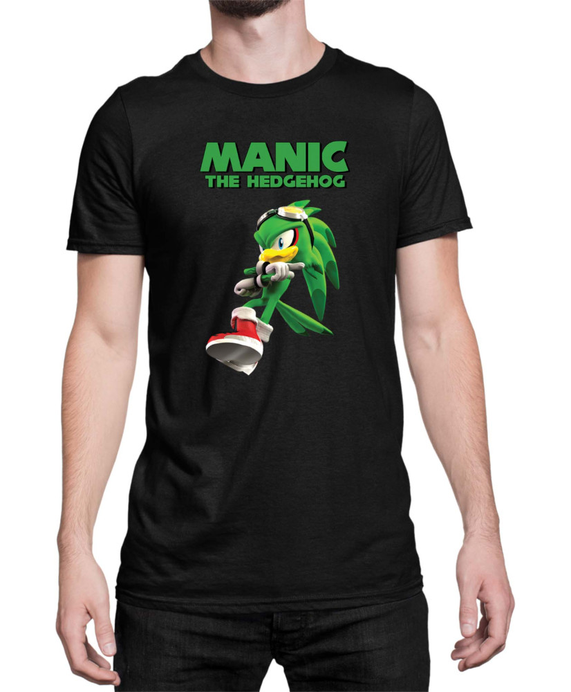 Мъжка Тениска Sonic The Hedgehog Manic 01