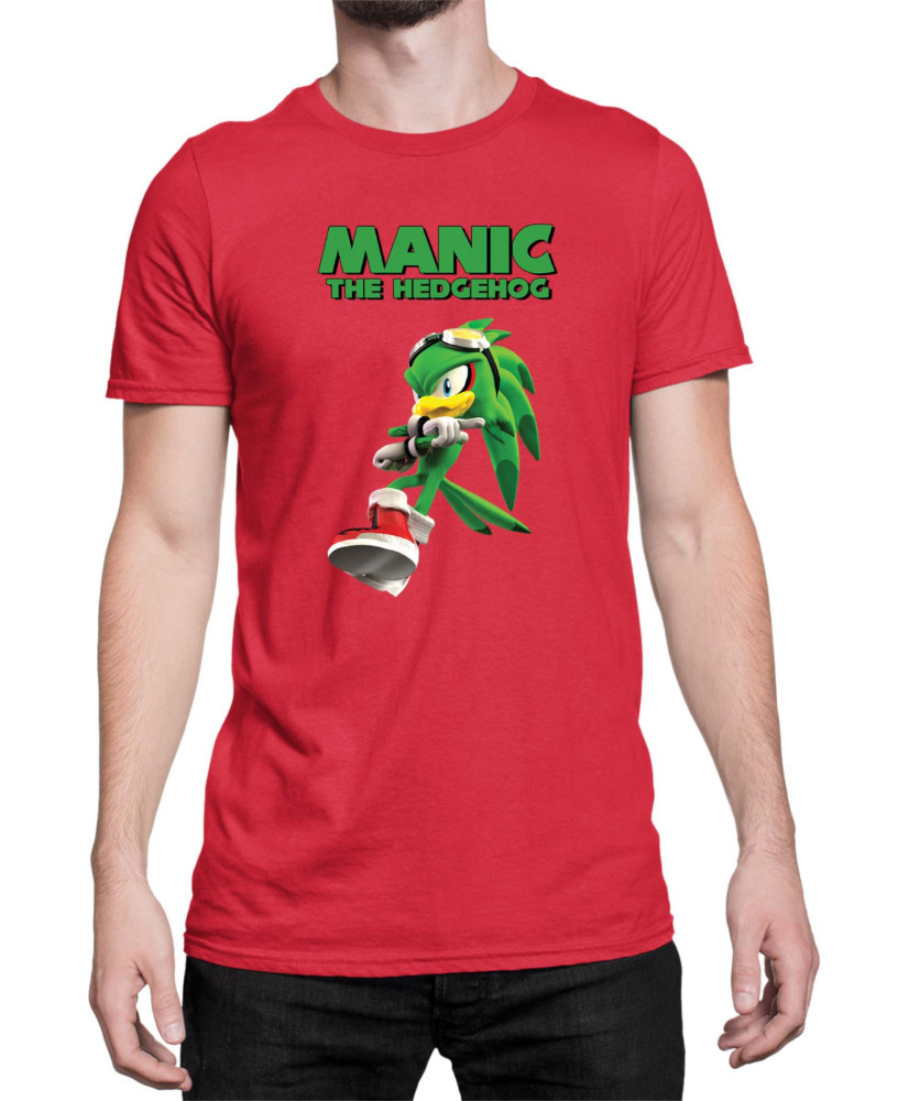 Мъжка Тениска Sonic The Hedgehog Manic 01
