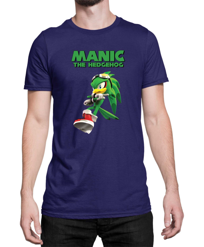 Мъжка Тениска Sonic The Hedgehog Manic 01