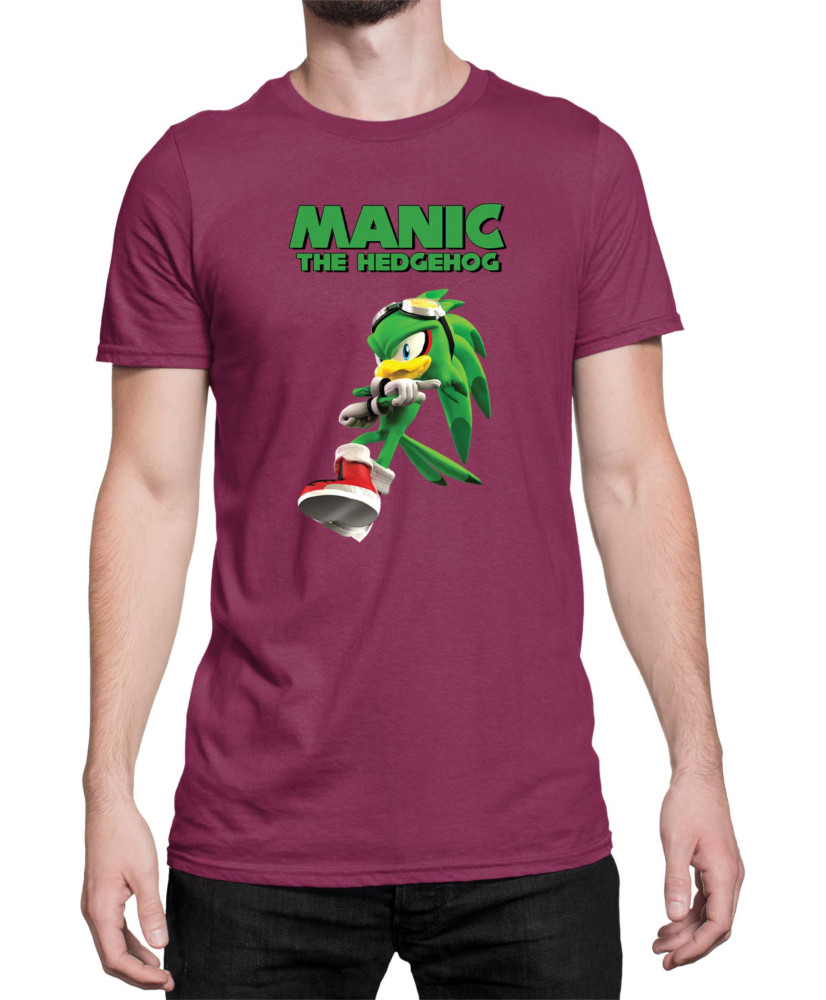 Мъжка Тениска Sonic The Hedgehog Manic 01