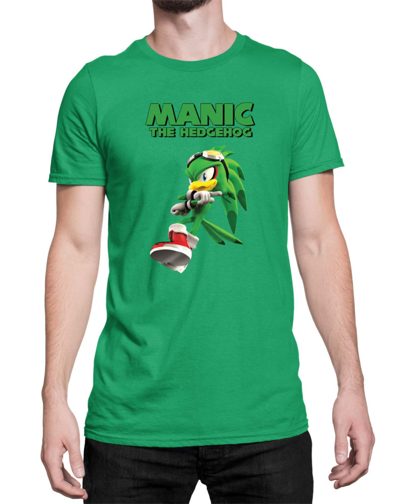 Мъжка Тениска Sonic The Hedgehog Manic 01