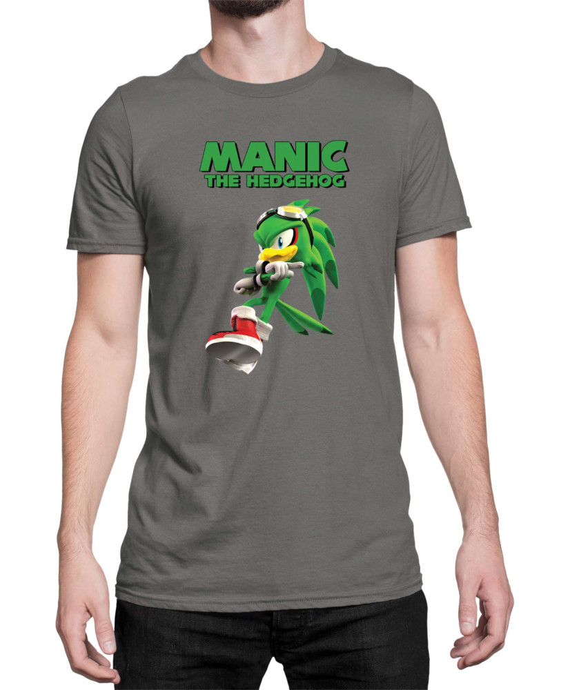 Мъжка Тениска Sonic The Hedgehog Manic 01