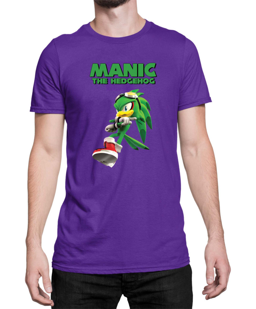Мъжка Тениска Sonic The Hedgehog Manic 01
