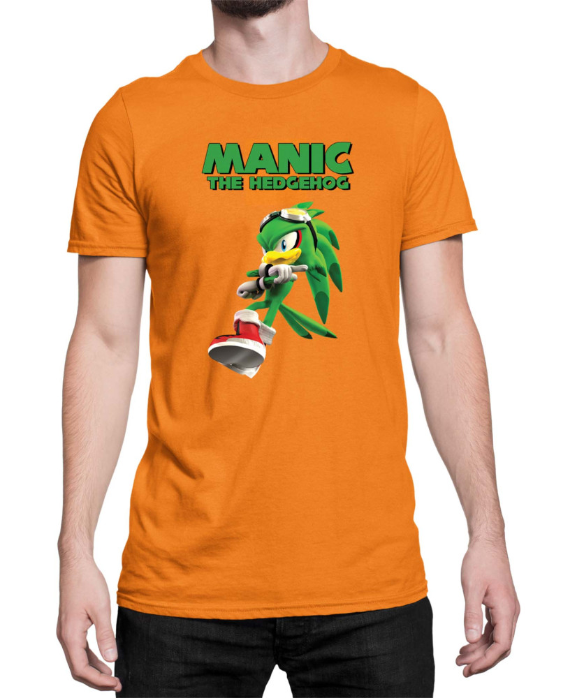 Мъжка Тениска Sonic The Hedgehog Manic 01