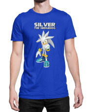 Мъжка Тениска Sonic The Hedgehog Silver 01