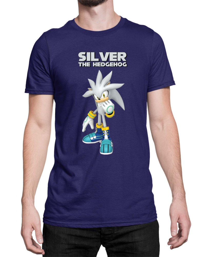 Мъжка Тениска Sonic The Hedgehog Silver 01