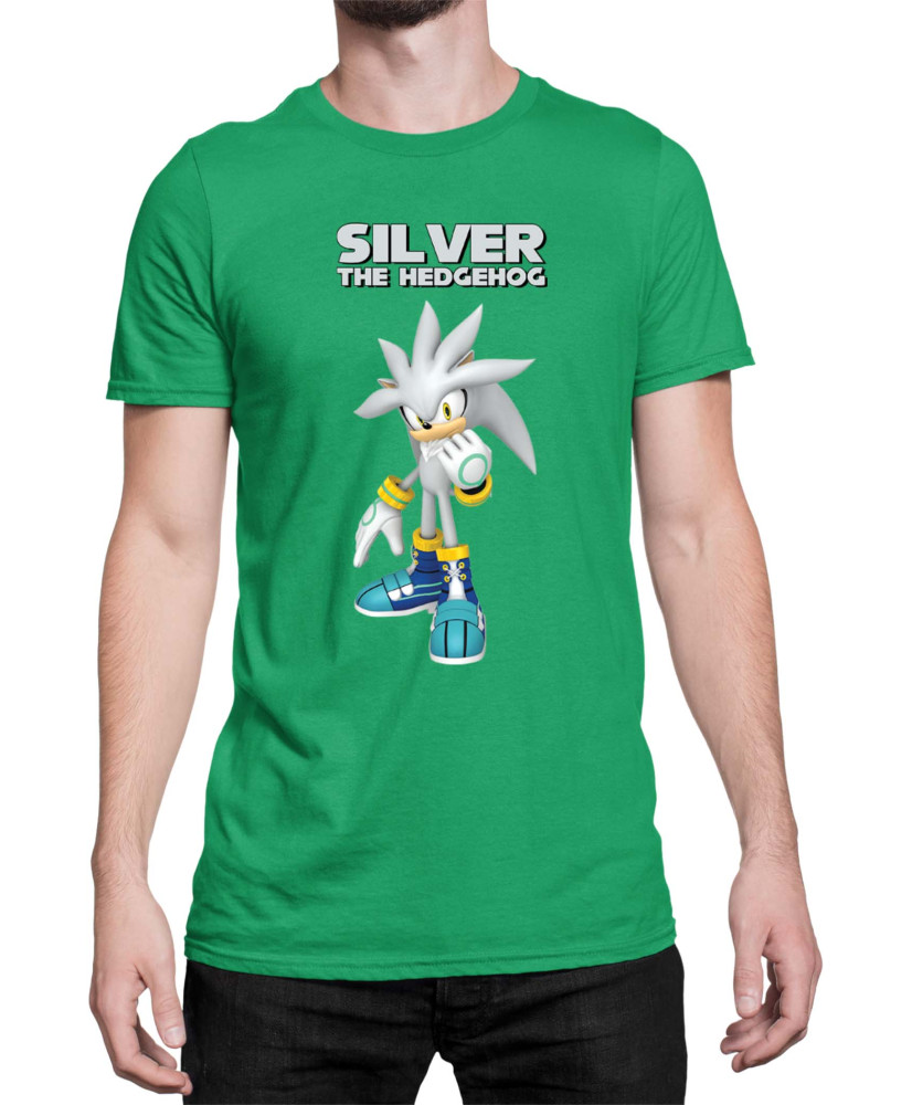Мъжка Тениска Sonic The Hedgehog Silver 01 Мъжка Тениска Sonic The Hedgehog Silver 01