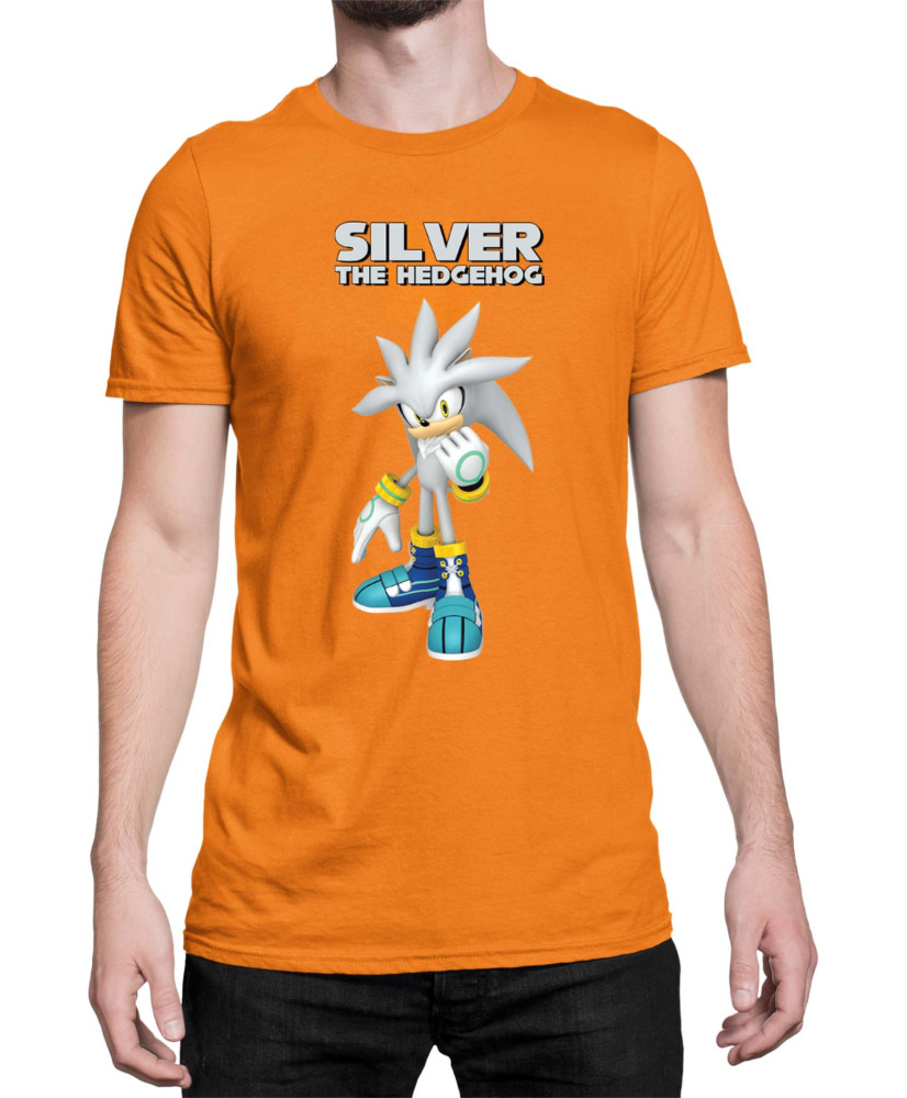Мъжка Тениска Sonic The Hedgehog Silver 01