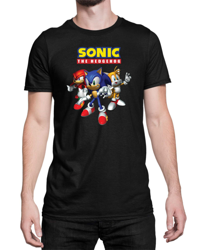 Мъжка Тениска Sonic The Hedgehog Sonic And Friends 03