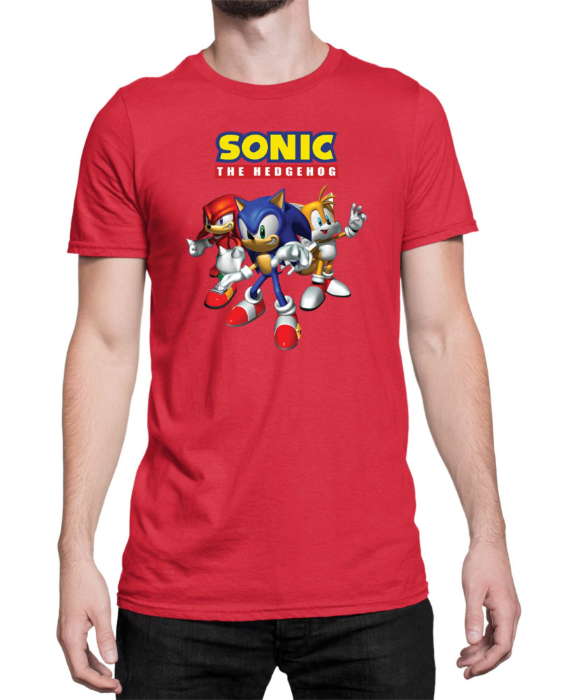 Мъжка Тениска Sonic The Hedgehog Sonic And Friends 03
