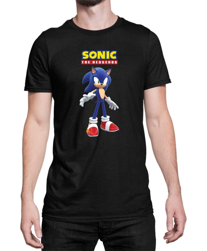 Мъжка Тениска Sonic The Hedgehog Sonic And Silver