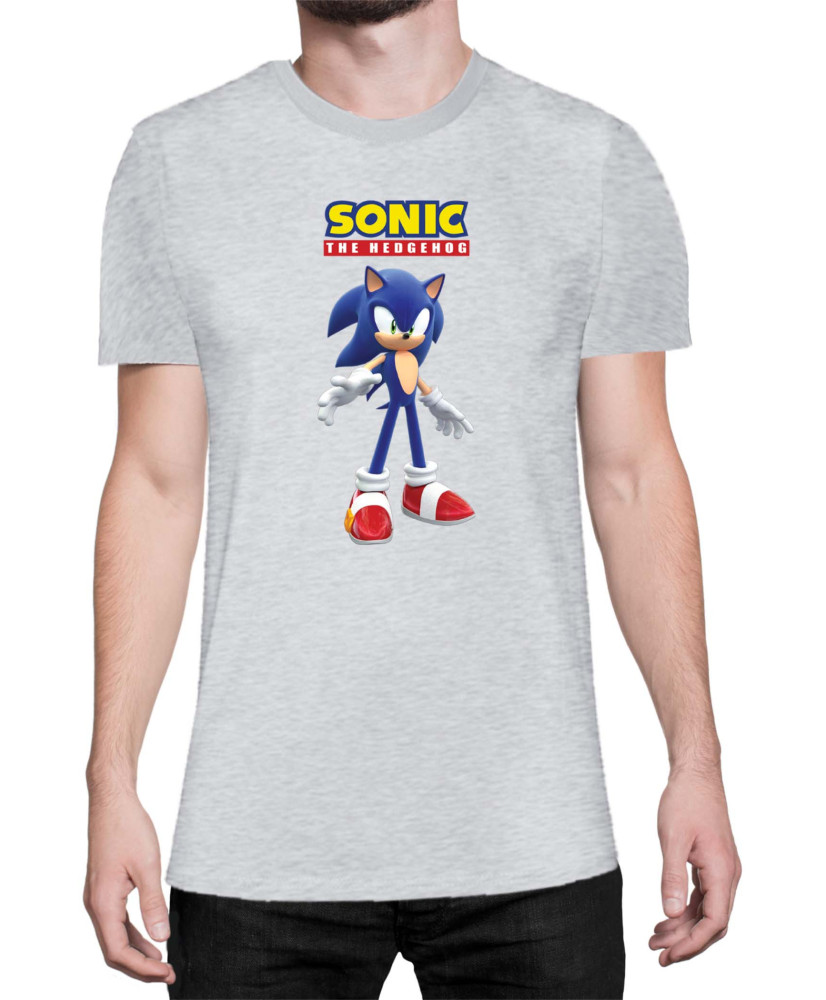 Мъжка Тениска Sonic The Hedgehog Sonic And Silver