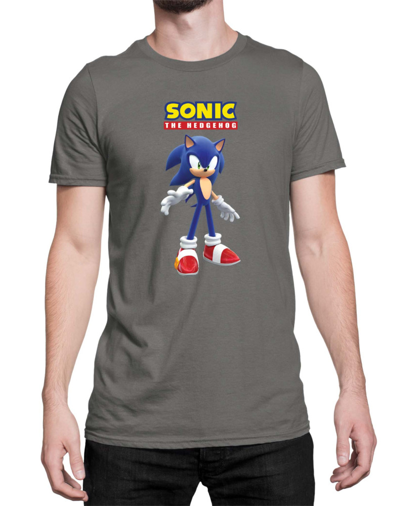 Мъжка Тениска Sonic The Hedgehog Sonic And Silver