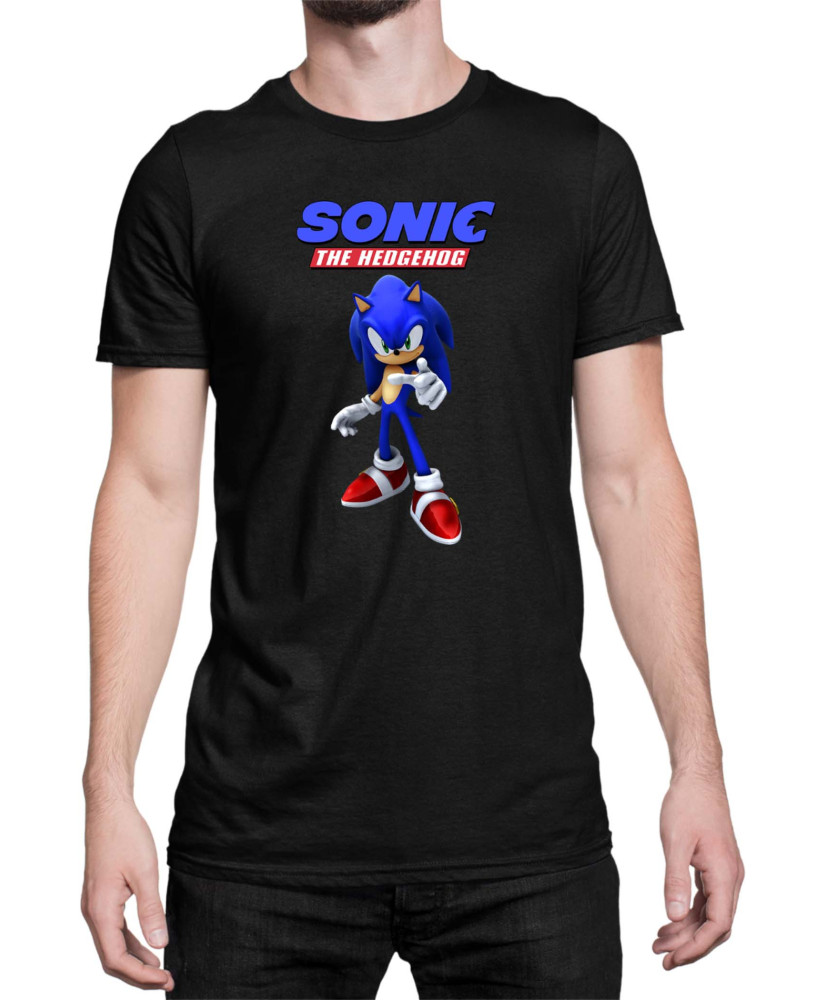 Мъжка Тениска Sonic The Hedgehog Sonic Face 01