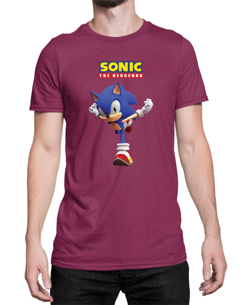Мъжка Тениска Sonic The Hedgehog Sonic Face 02