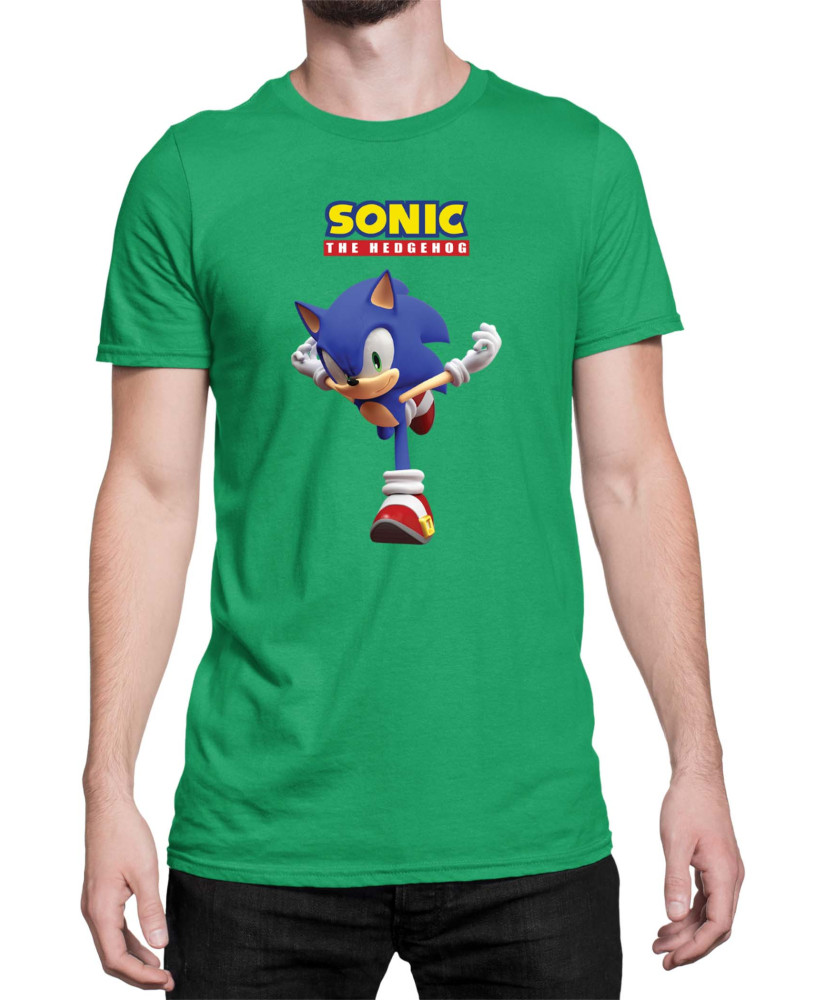 Мъжка Тениска Sonic The Hedgehog Sonic Face 02
