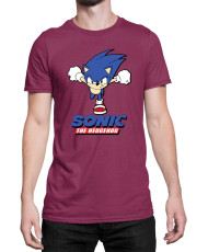 Мъжка Тениска Sonic The Hedgehog Sonic Naruto Run