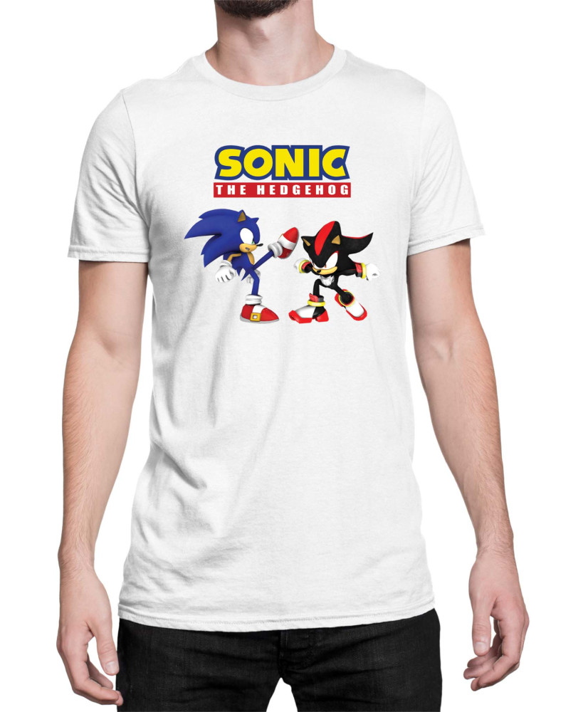 Мъжка Тениска Sonic The Hedgehog Sonic Vs Shadow