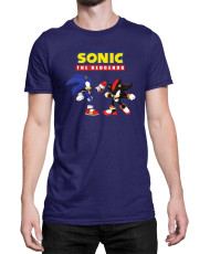 Мъжка Тениска Sonic The Hedgehog Sonic Vs Shadow